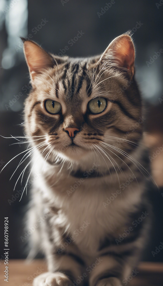 Cat being grumpy illustration on transparent background Cat being grumpy illustration on transparent background