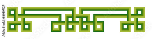 Mongolian ornament, vector illustration