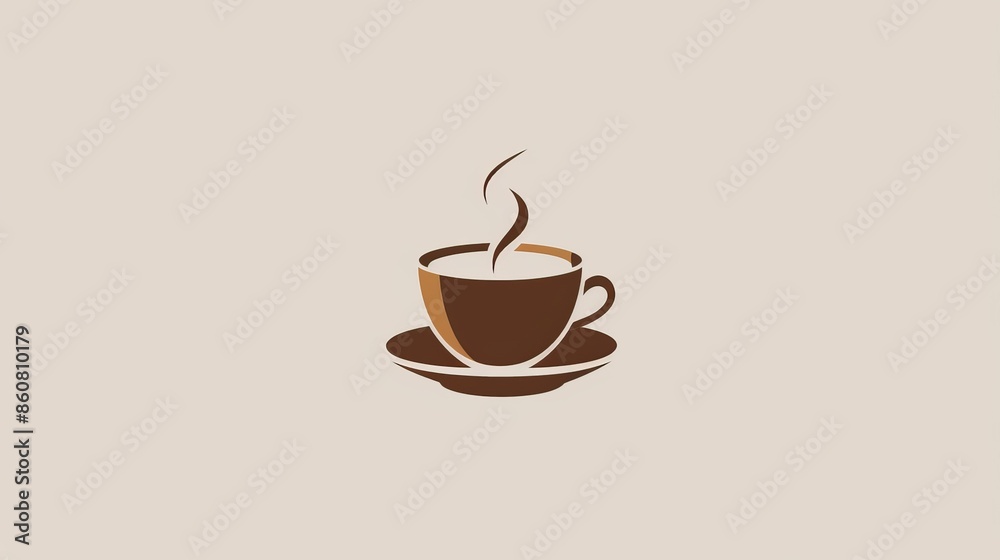 Obraz premium Coffee logo design Coffee vector