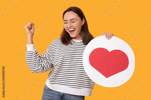 Beautiful young happy woman...