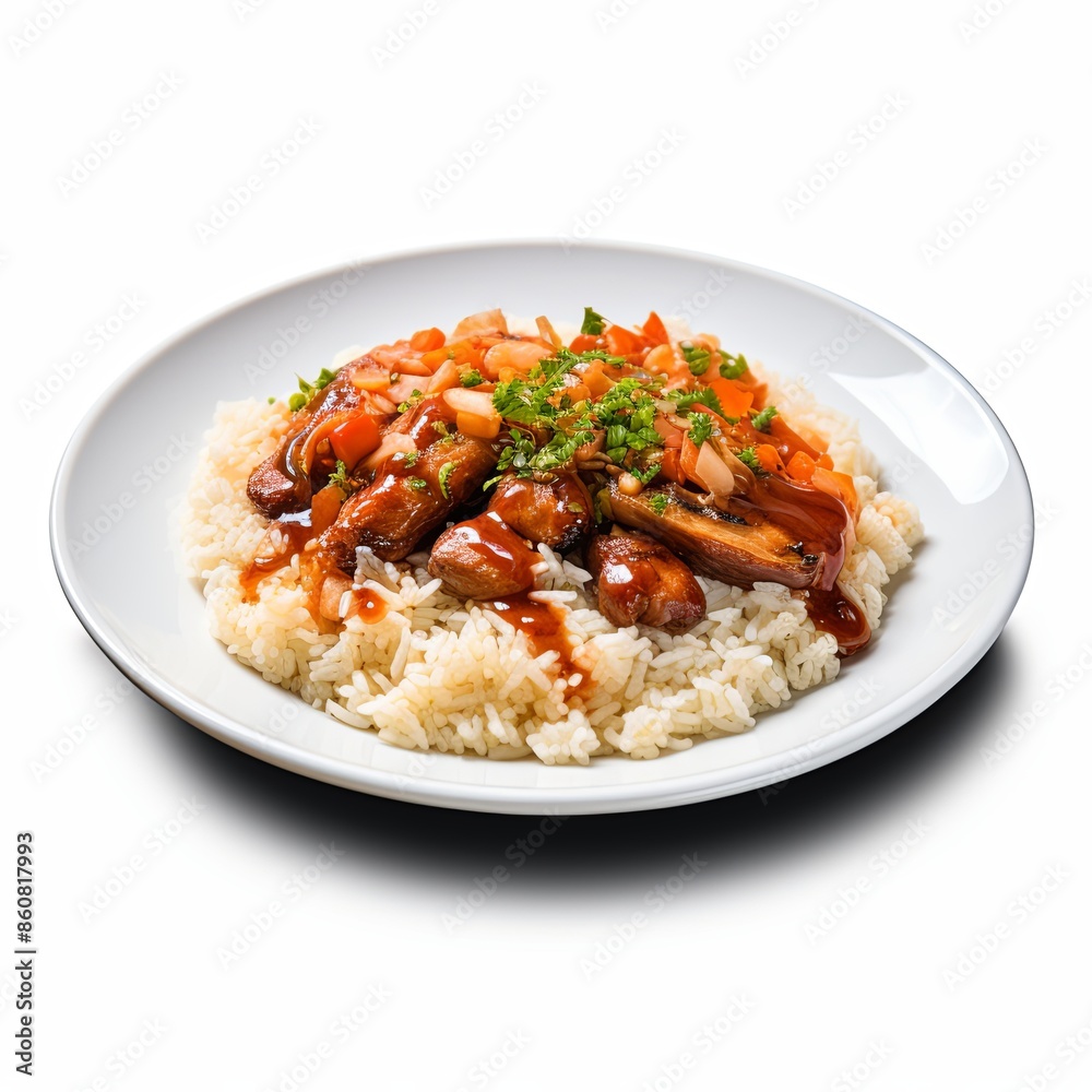 Famous food dish Isolated on a clean background Famous food dish Isolated on a clean background