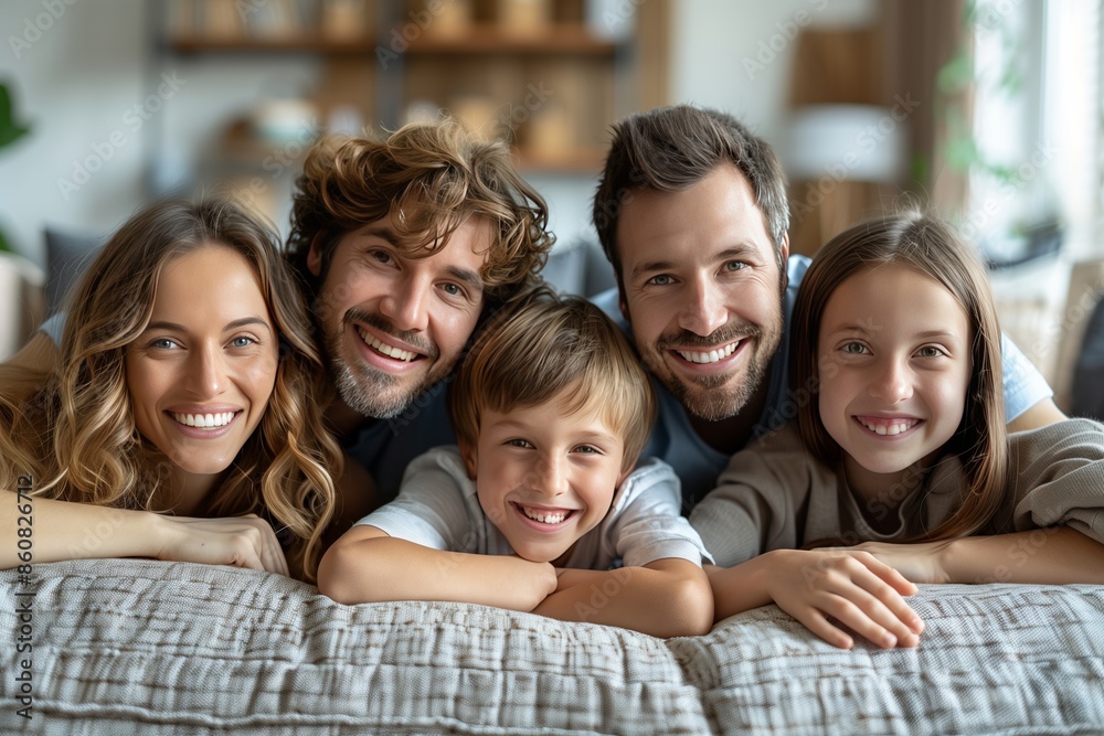 Joyful Family Time in the Living Room Joyful Family Time in the Living Room