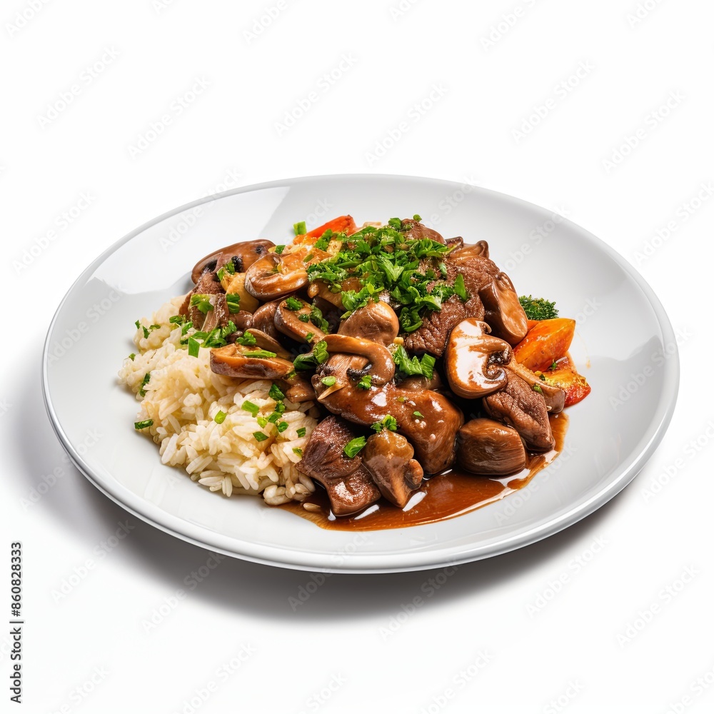 Famous food dish Isolated on a white background Famous food dish Isolated on a white background