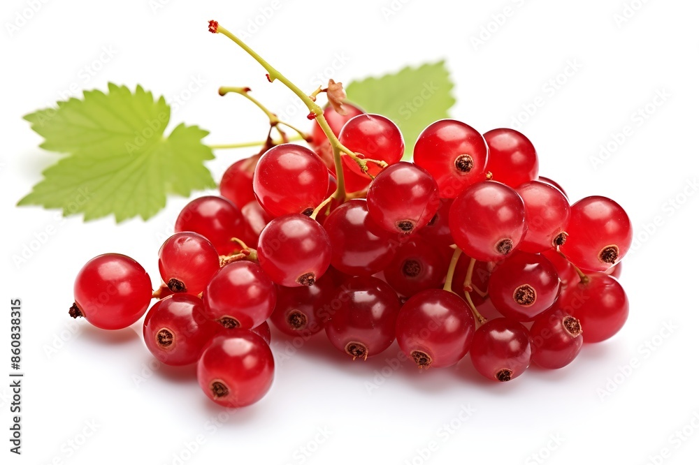 Currant on white background, Fresh Currant Currant on white background, Fresh Currant