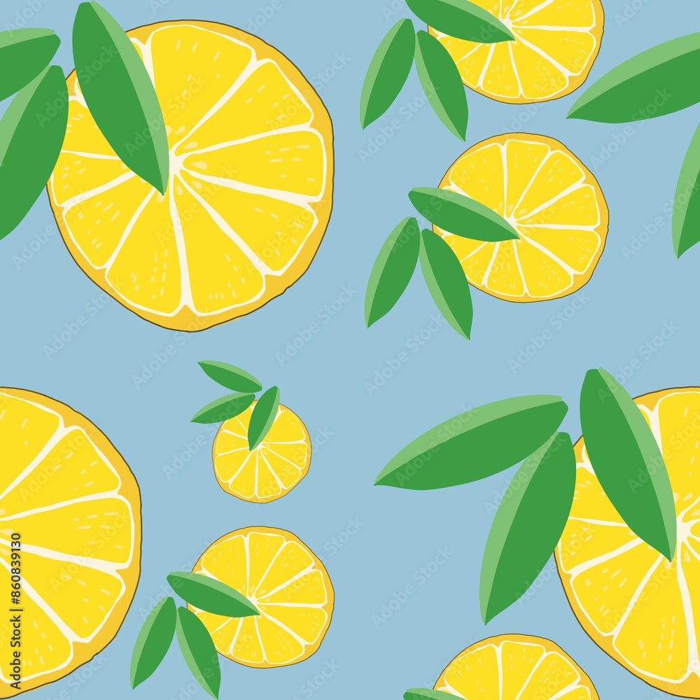 seamless pattern with lemons seamless pattern with lemons