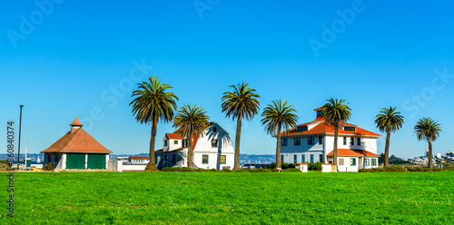 Photography Crissy Field, a seaside park in San Francisco - California, United States