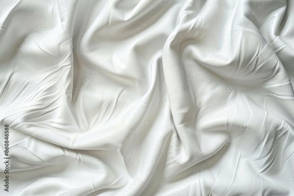 Obraz premium White satin fabric texture background