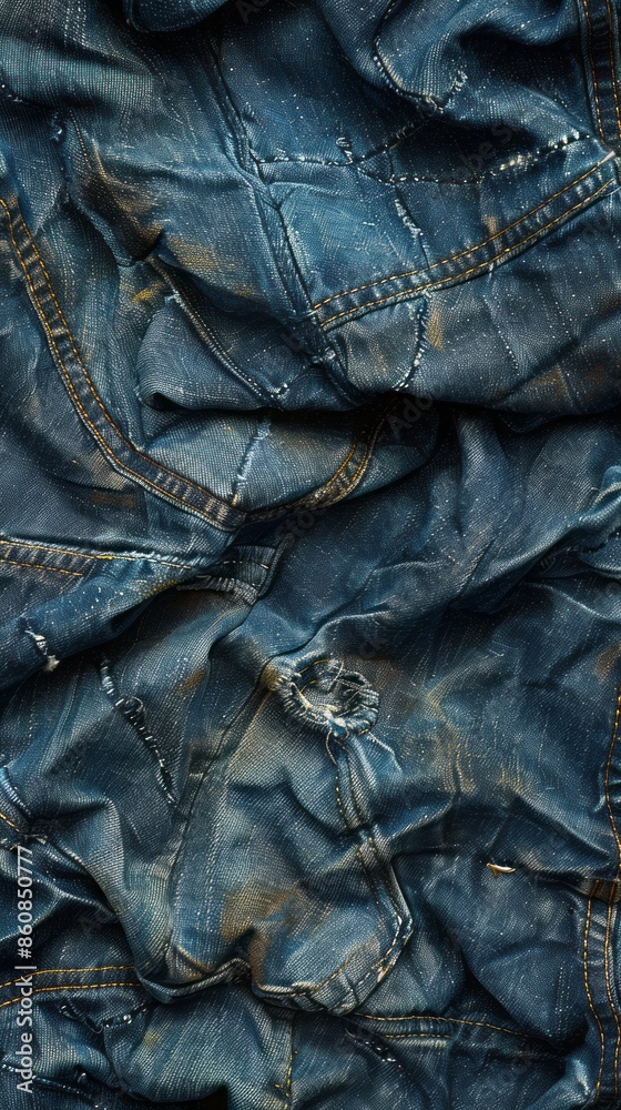 Naklejka premium Denim jeans texture