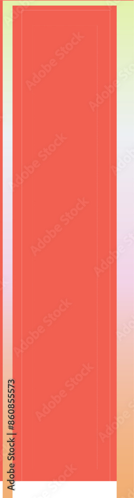 Fototapeta premium Orange font, letter I