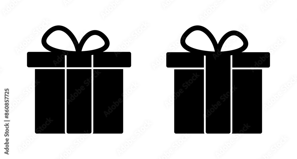 Gift icon vector isolated on white background. gift vector icon. birthday gift Gift icon vector isolated on white background. gift vector icon. birthday gift
