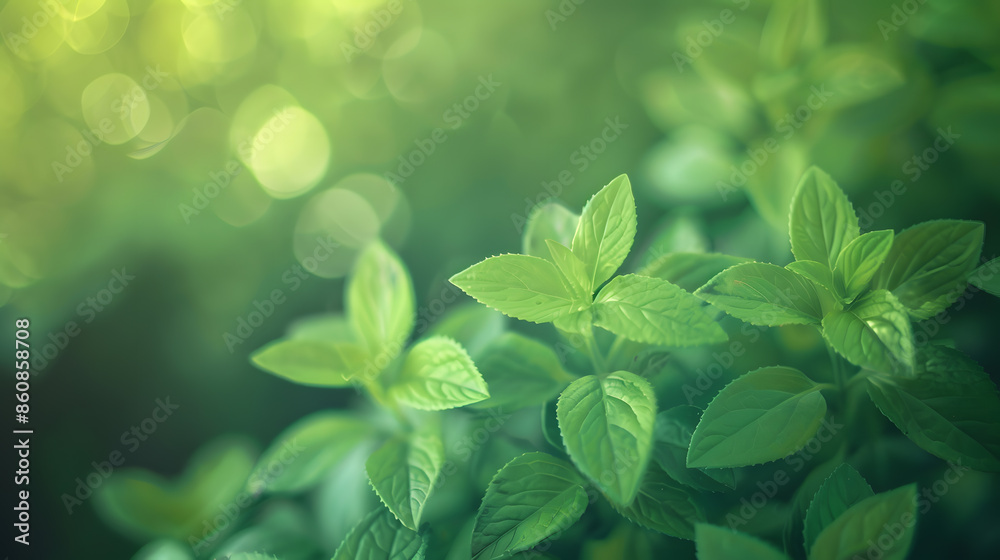 green plant macro willingly out of focus selective focus bokeh background : Generative AI green plant macro willingly out of focus selective focus bokeh background : Generative AI