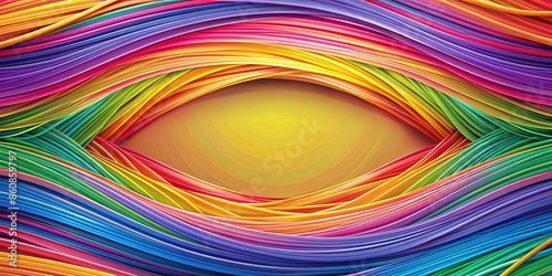 Colorful abstract background with nested lines , vibrant, colorful, abstract, lines, background, pattern, texture