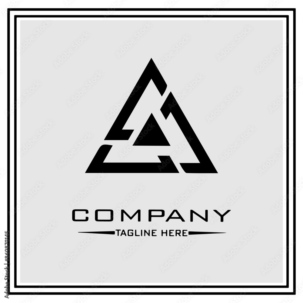 abstract logo design, black and white geometric technology icon abstract logo design, black and white geometric technology icon