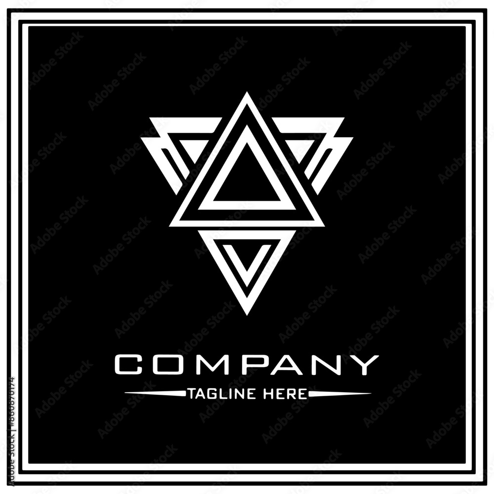 abstract logo design, black and white geometric technology icon abstract logo design, black and white geometric technology icon