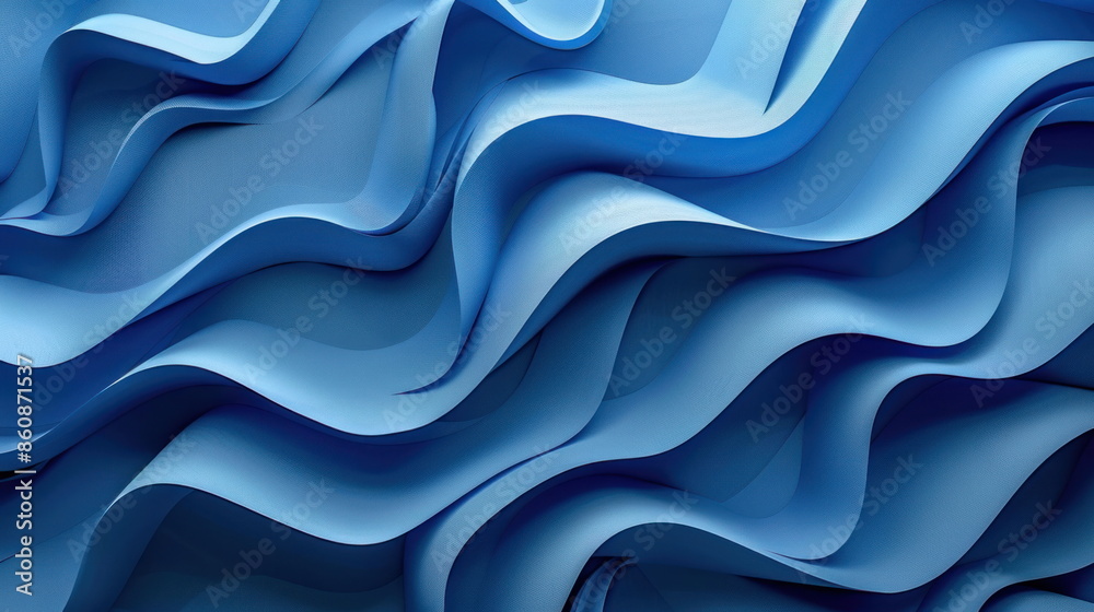 Obraz premium wallpaper shape of wave background, origami style