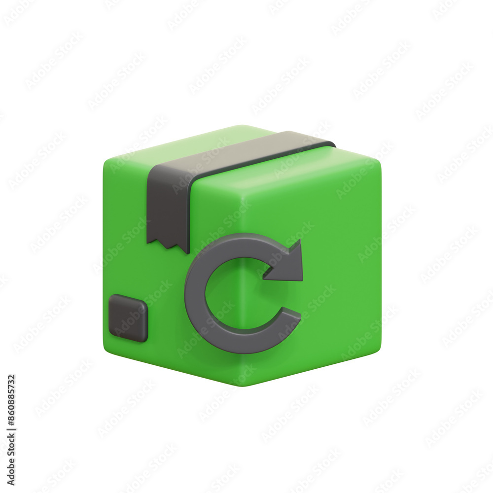 Package return 3D Illustrations Package return 3D Illustrations