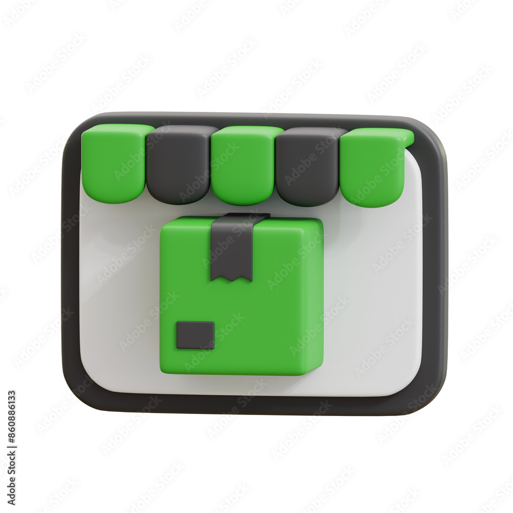 Shopping Checkout 3D Illustrations Shopping Checkout 3D Illustrations