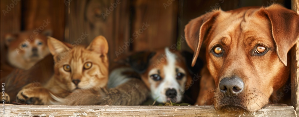 Animal Rights: The image focused on the rights and welfare of animals. Animal Rights: The image focused on the rights and welfare of animals.