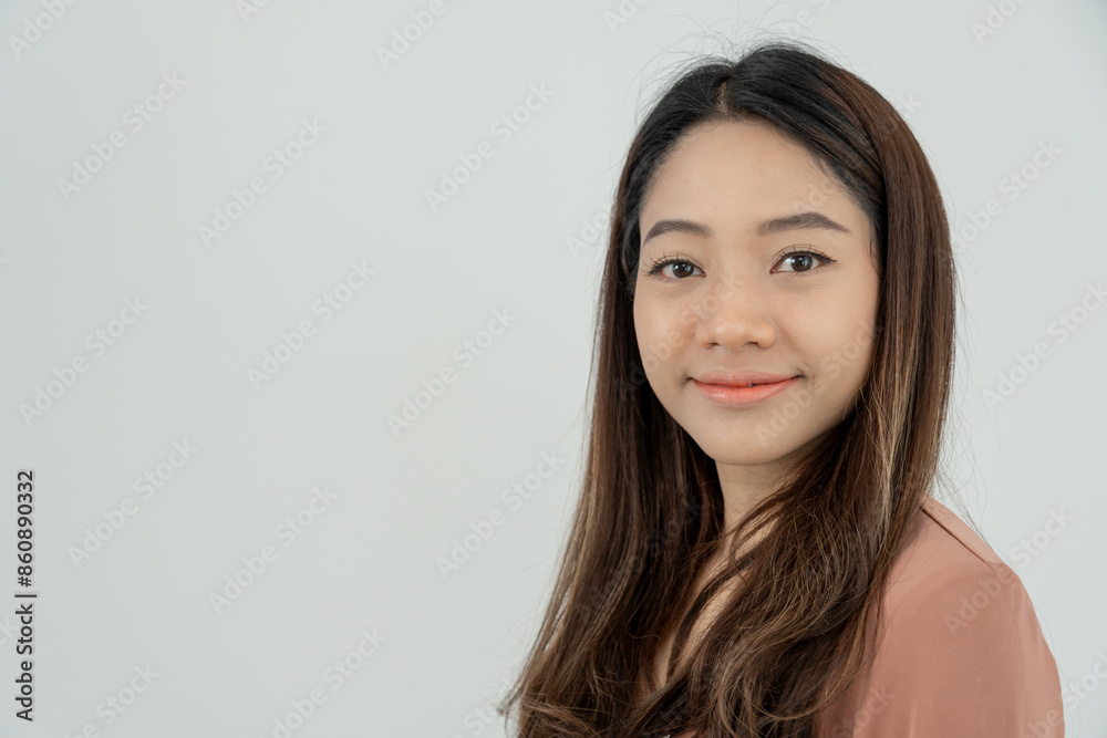 working woman, smiling Asia girl in work clothes, freelance, out site, research, copy space, happy cheerful cute business, positive energy, Business plan, female executive, work from home working woman, smiling Asia girl in work clothes, freelance, out site, research, copy space, happy cheerful cute business, positive energy, Business plan, female executive, work from home