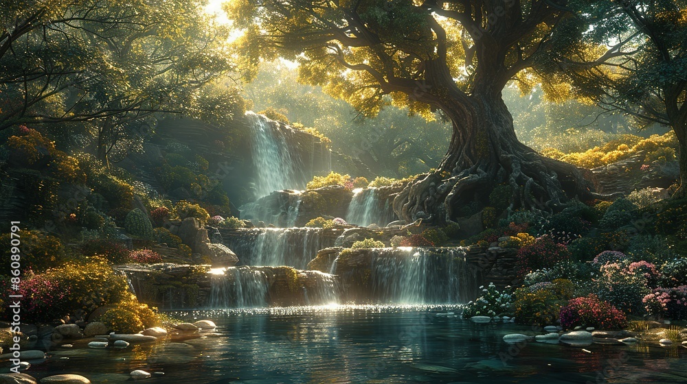 Eden's Verdant Garden: Creation and Divine Tree Eden's Verdant Garden: Creation and Divine Tree