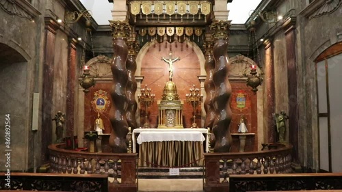 side altar of the cathedral of buenos aires photo