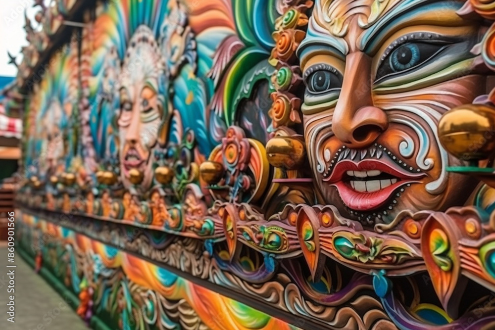 Brazilian carnival float Brazilian carnival float
