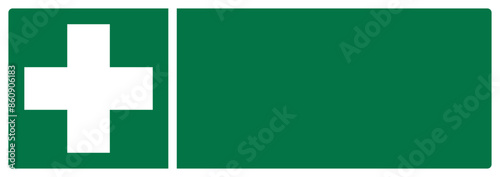 iso emergency and first aid safety signs first aid your custom message here landscape size 1/2 a4,a3,a2,a1