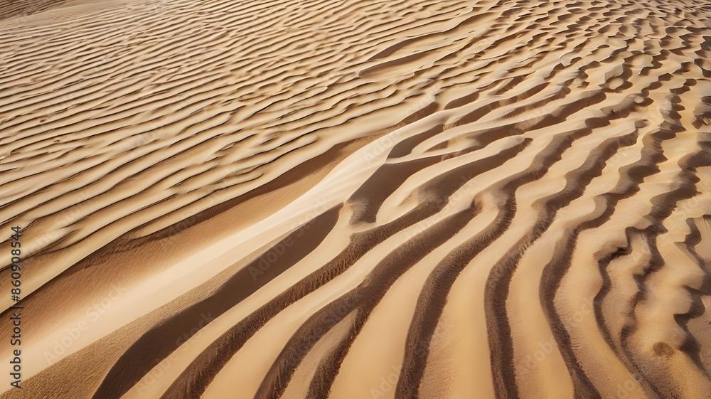 Desert sand with dunes isolated on white, top view, clipping. Desert sand with dunes isolated on white, top view, clipping.