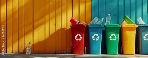 Wallpaper Mural Recycling Campaign: a template promoting recycling efforts. Torontodigital.ca