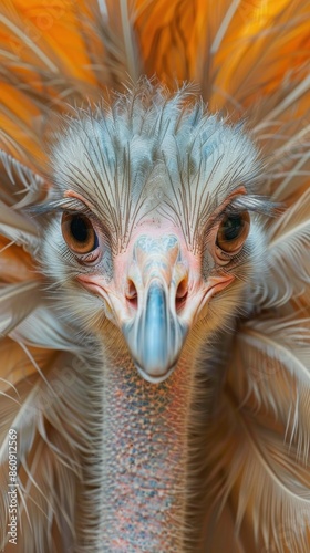 Ostrich award winning photography, abstract, commercial ads photo, advertising, stunning