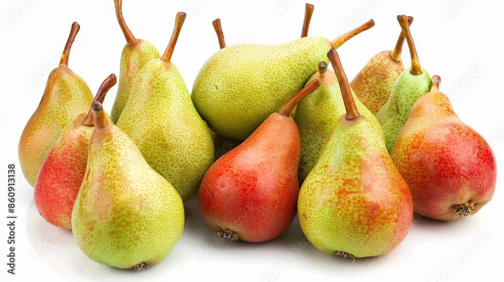 A Group of Freshly Picked Pears A Group of Freshly Picked Pears