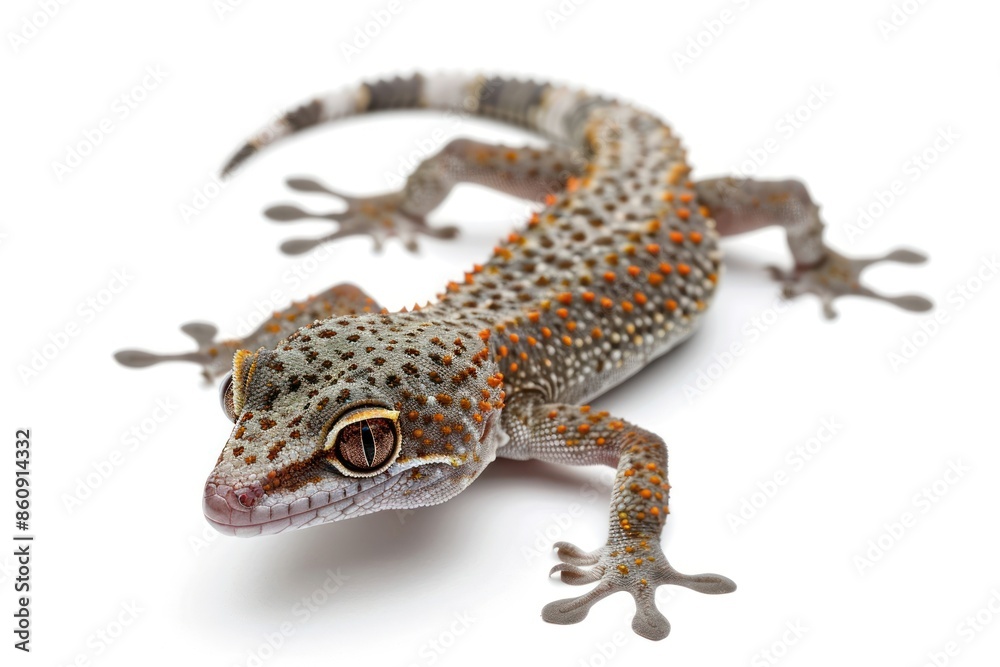 Naklejka premium Gecko wildlife reptile animal.
