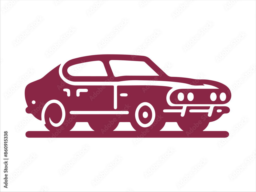 Fototapeta premium illustration of a car