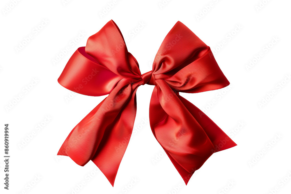 red bow isolated on transparent background red bow isolated on transparent background