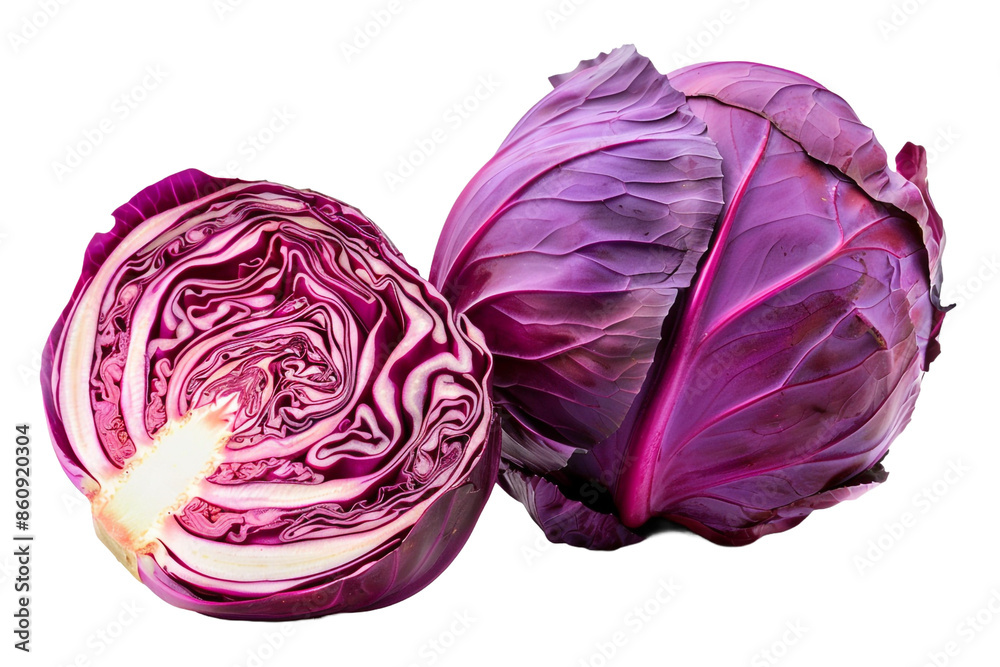 red cabbage isolated on transparent background red cabbage isolated on transparent background