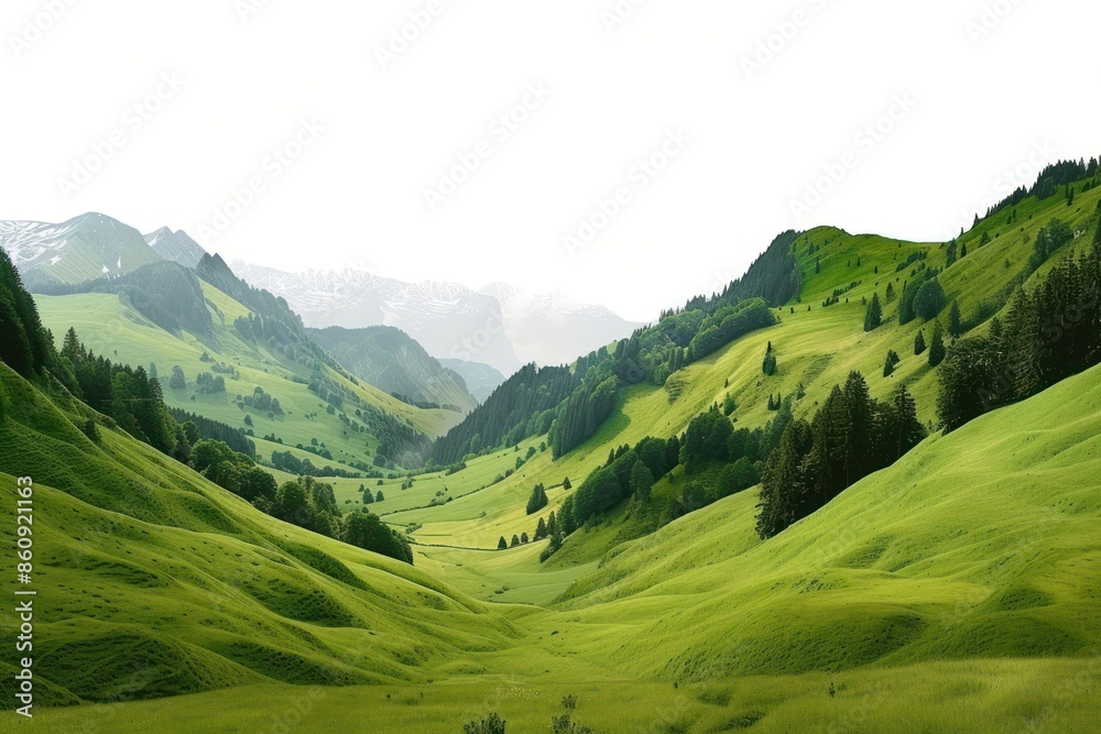 Valley in Switzerland landscape nature valley. Valley in Switzerland landscape nature valley.