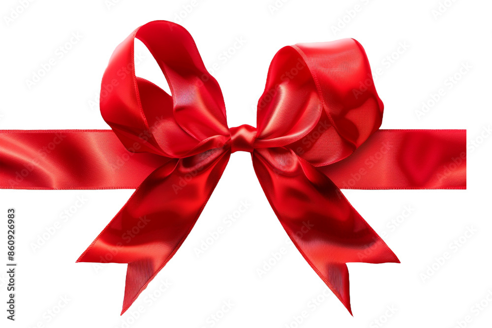 red ribbon bow isolated on transparent background red ribbon bow isolated on transparent background