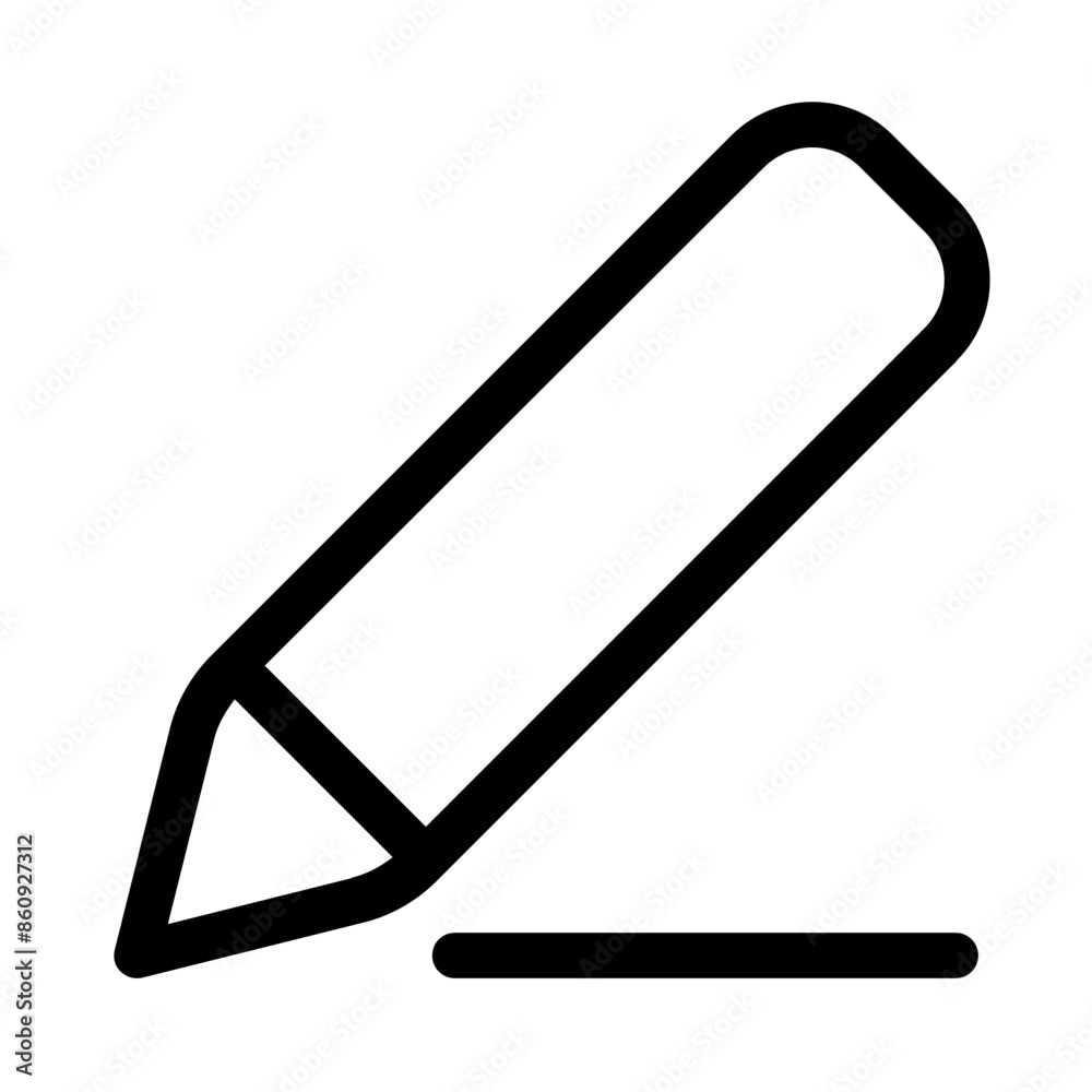 writing icon with line style, perfect for user interface projects writing icon with line style, perfect for user interface projects