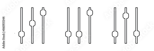 Filter control vector. Controls Outline Color icon