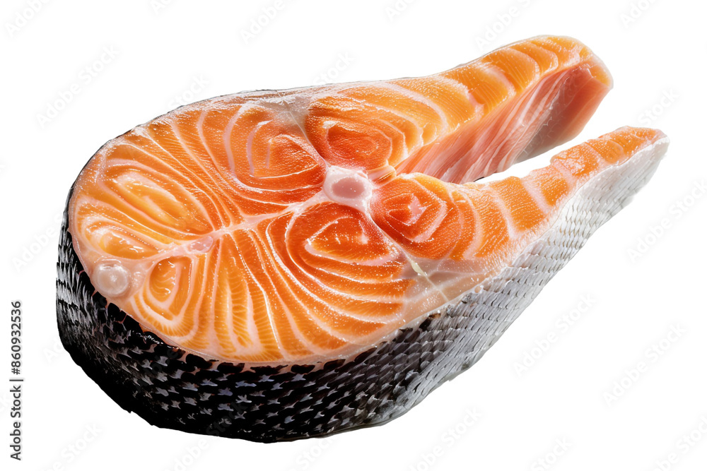 salmon steak isolated on transparent background salmon steak isolated on transparent background