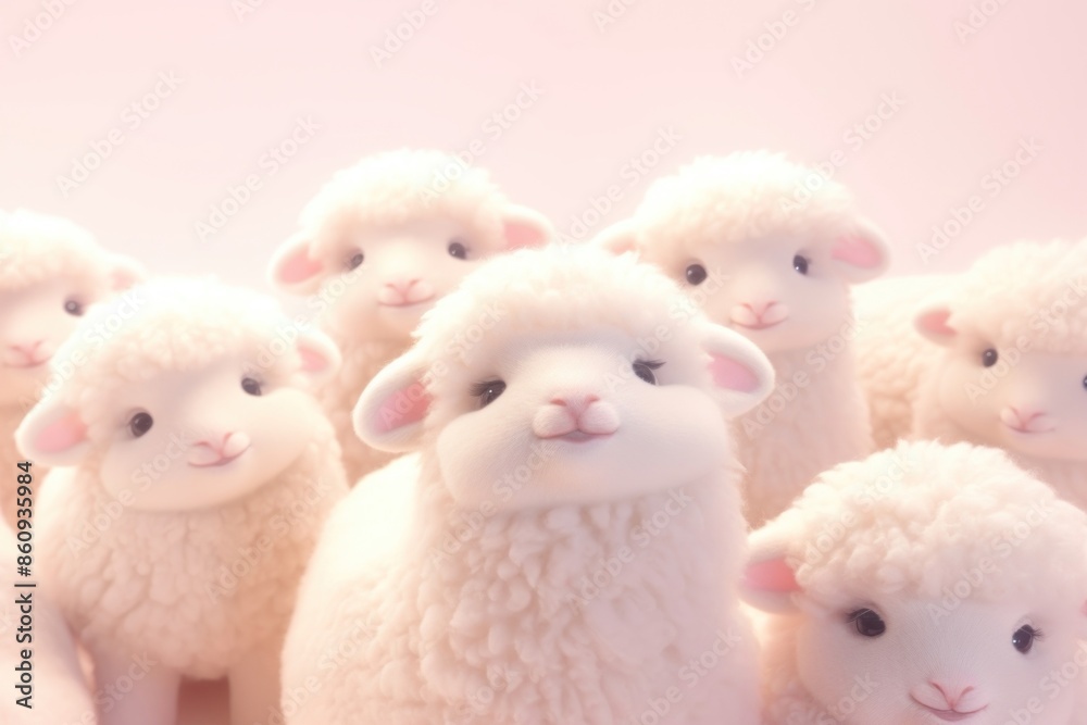 Obraz premium Sheep livestock animal mammal