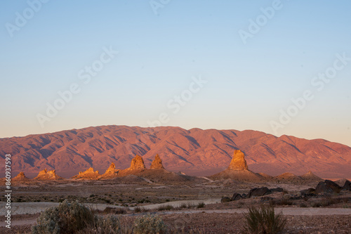 Trona Pinnacles After Sunset