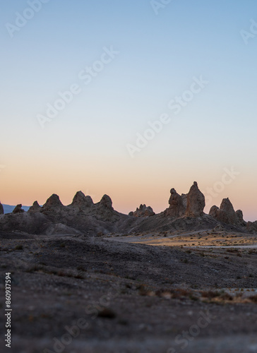 Trona Pinnacles After Sunset