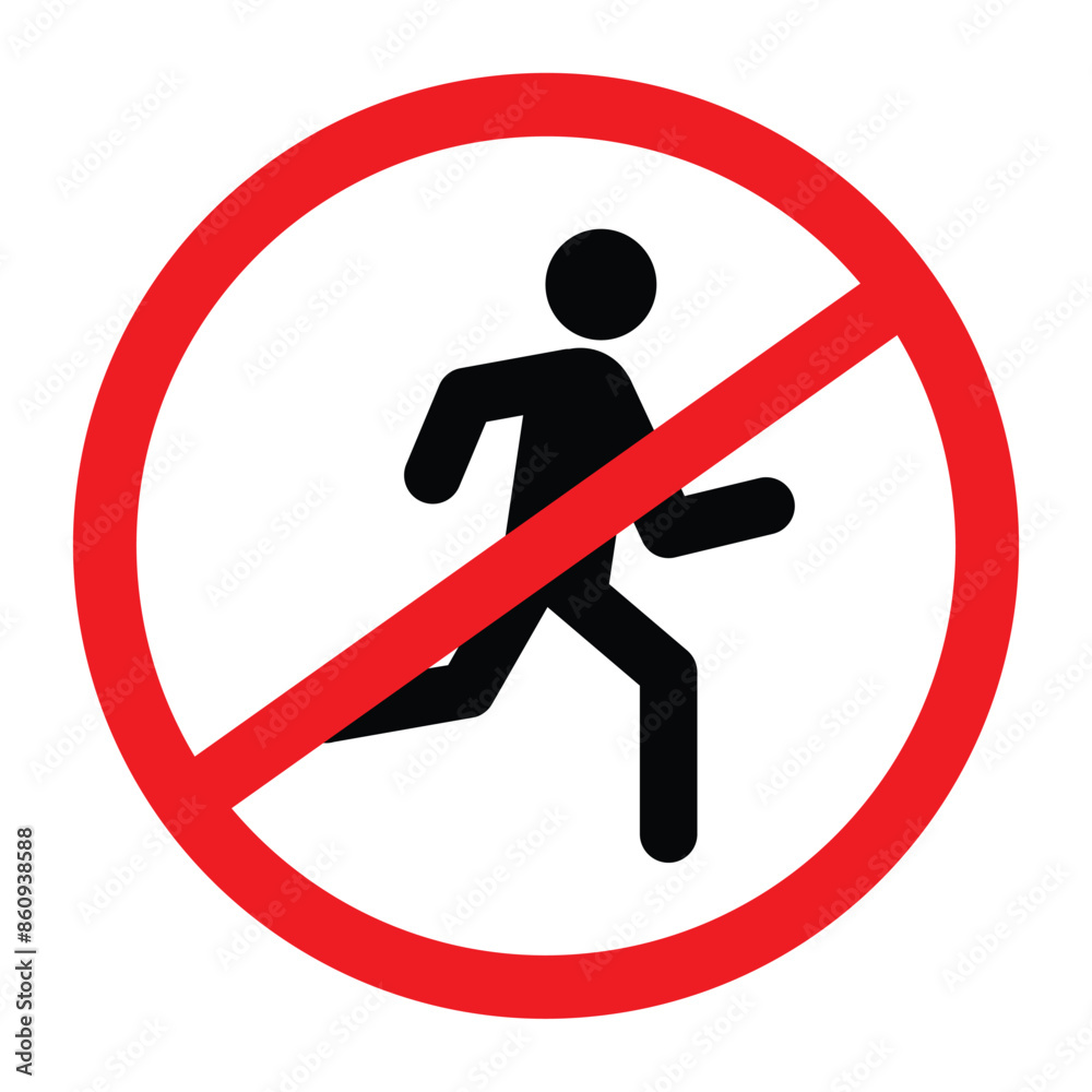 Set of No entry icon collection. Prohibition sign walking pedestrian. Vector Illustration. Set of No entry icon collection. Prohibition sign walking pedestrian. Vector Illustration.