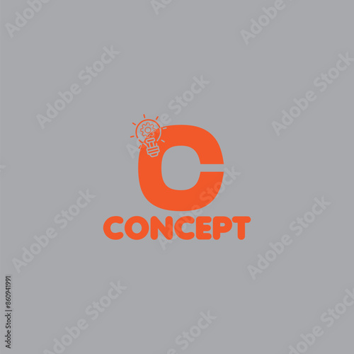"Concept" brand logo design.