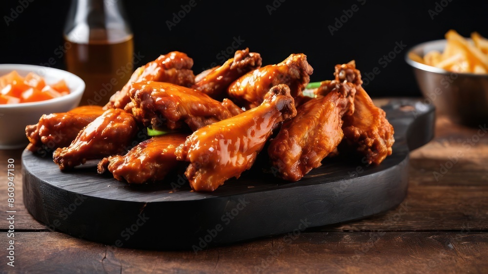 Elegant Chicken Wings Sampler, A Symphony of Flavors and Sauces Elegant Chicken Wings Sampler, A Symphony of Flavors and Sauces
