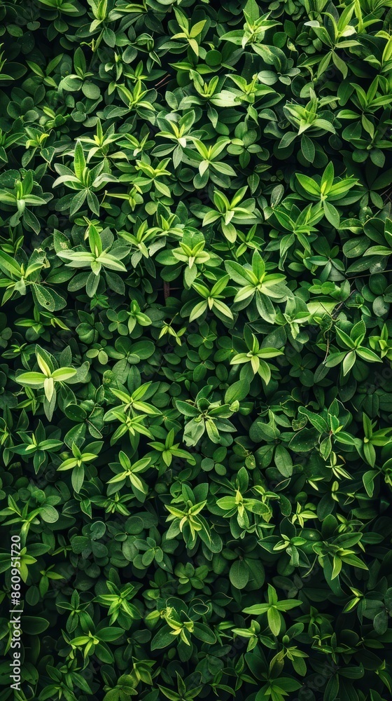 Intimate Portrait of Vibrant Wall Vegetation Intimate Portrait of Vibrant Wall Vegetation