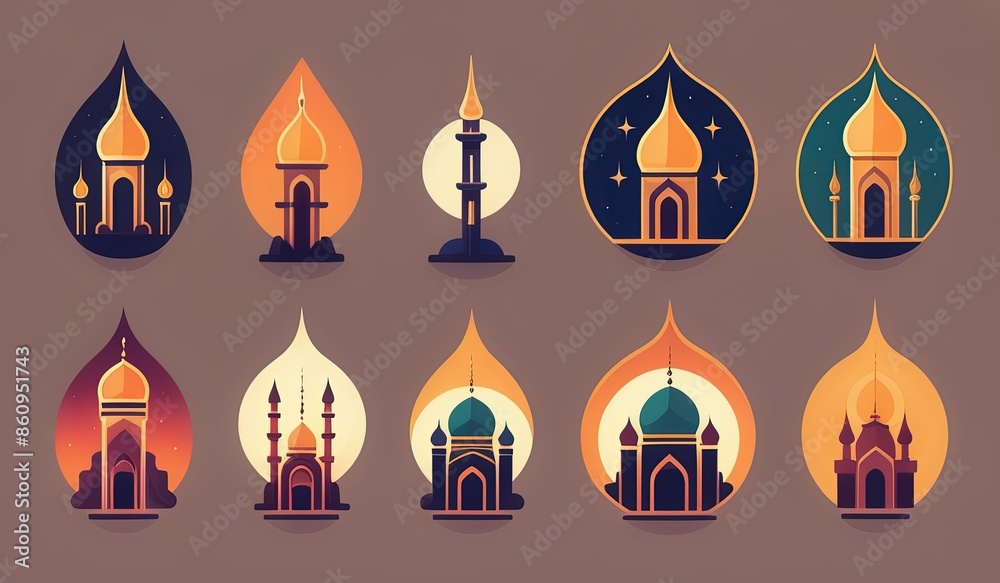 set of icons of church. illustration of a set of symbols. burning candles in the temple. candles in the church of the holy sepulchre. set of icons of landmarks. mosque vector. calligraphy of mosque set of icons of church. illustration of a set of symbols. burning candles in the temple. candles in the church of the holy sepulchre. set of icons of landmarks. mosque vector. calligraphy of mosque