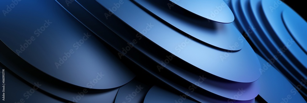 Obraz premium wallpaper water drop glass super macro blue and black colors, transparent, bubble, texture, closeup, pattern, light, white, wet, droplet, fresh, glass, natural, 3:1, banner, layout