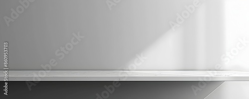 Wallpaper Mural Simple and Elegant White Table for Product Showcasing with Glossy Surface and Copy Space Torontodigital.ca